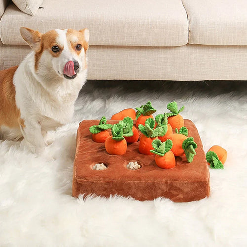 Carrot Farm Dog Enrichment Toy | Durable, Interactive & Ideal for Mental Stimulation and Playtime for All Breeds