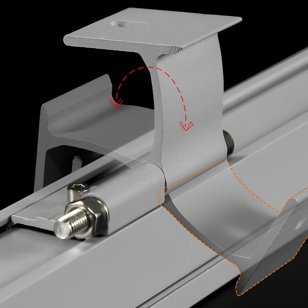 LED Linear Up Outdoor Wall Washer Lights - Adjustable Landscape Lamp with Baffle for Garden & Patio Illumination