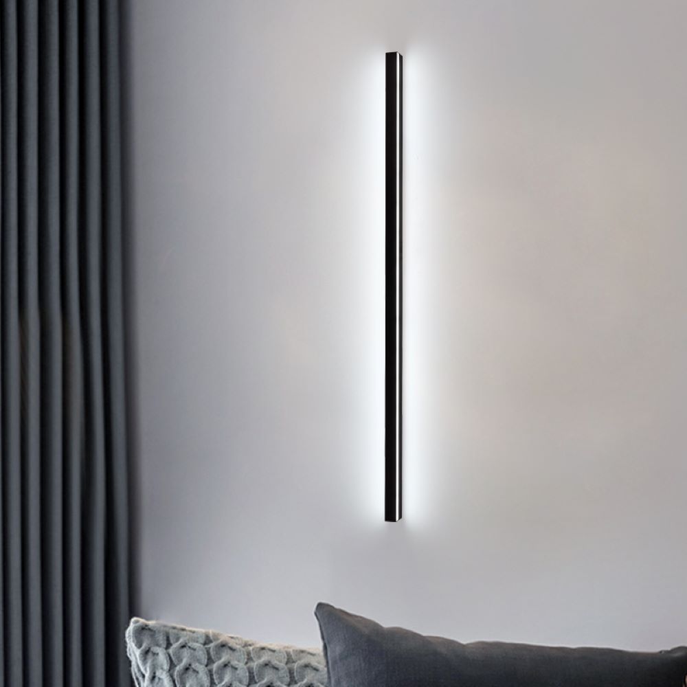 Linear Minimalist Wall Lamp - Modern LED Sconce Fixture for Living Room & Hallway Lighting