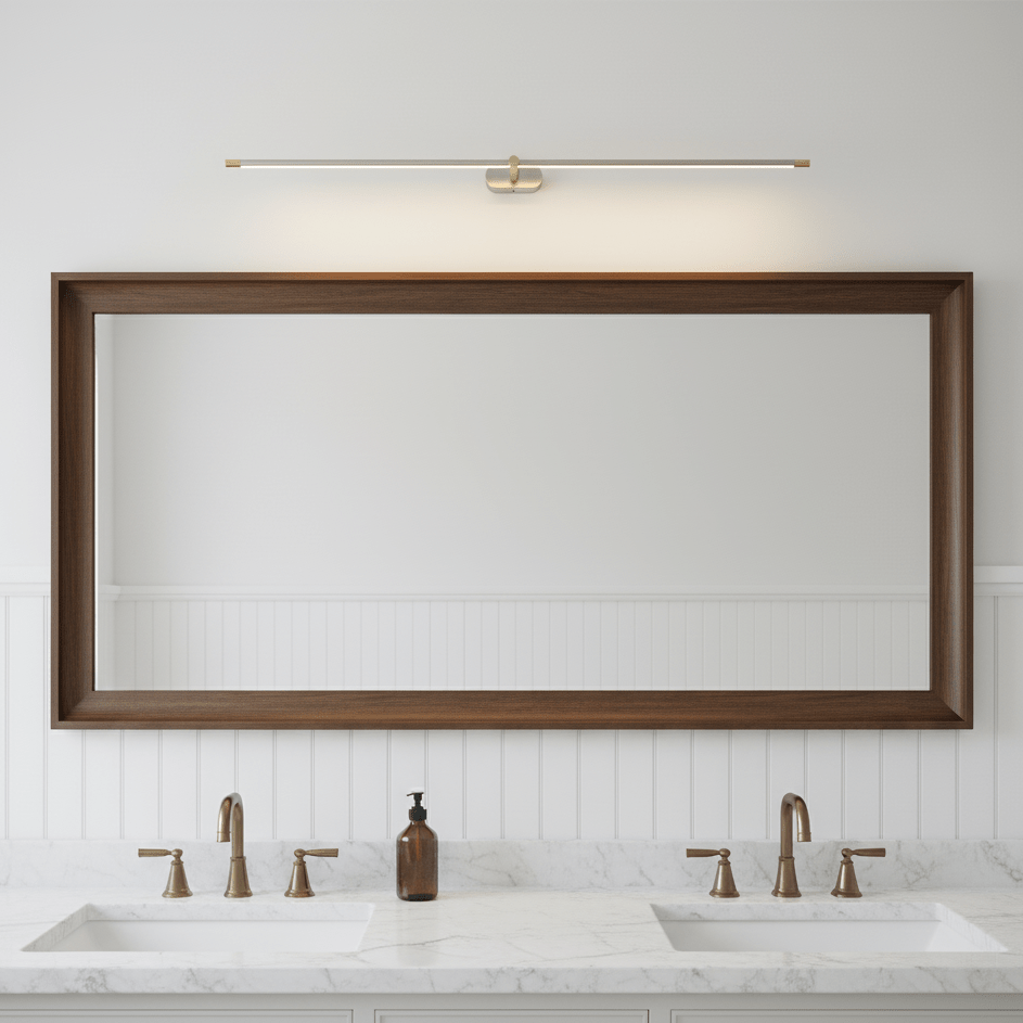 Minimalist Linear Rechargeable Wall Lamp | Touch Sensor, USB Charging & Ideal for Bathrooms and Vanity Mirrors