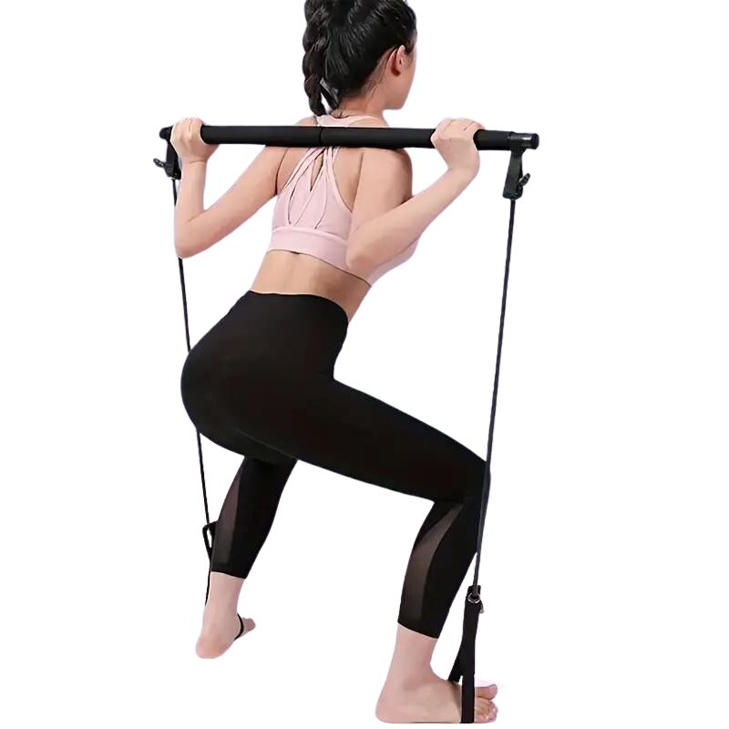 Portable Pilates Bar for Home Workouts | Easy-to-Use Muscle Strengthening Tool