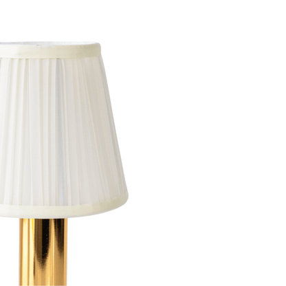 Cordless Brass Table Lamp: Lamps with Rechargeable Bulbs, Ideal Battery Charged Lamp for Home, Dining and Reading Use