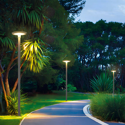 Backyard Solar Lights: Modern Dual Motion Sensor Lamp Post Glass Solar Outdoor Lights for Driveway and Garden