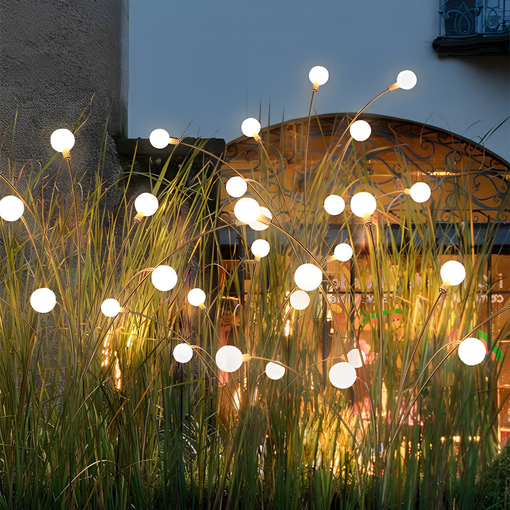 Solar Firefly Garden Lights - Eco-Friendly Weatherproof Outdoor LED Lighting for Pathways & Patios