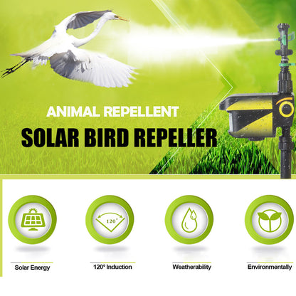 Deer Deterrents: Deer Sprinkler Solar Powered Motion Activated - Get Rid Of Deer Now!