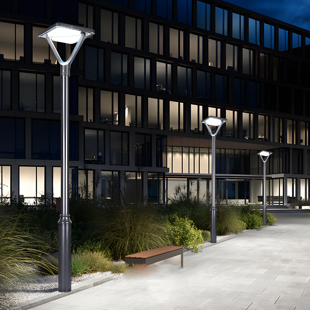 16 Solar Light Posts for Outdoor Use - Illuminate with Solar Street Lamp Post Lights, Perfect for Outdoor Paths and Gardens