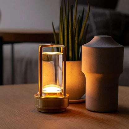 Ambient Lantern™ Cordless Crystal Table Lamp