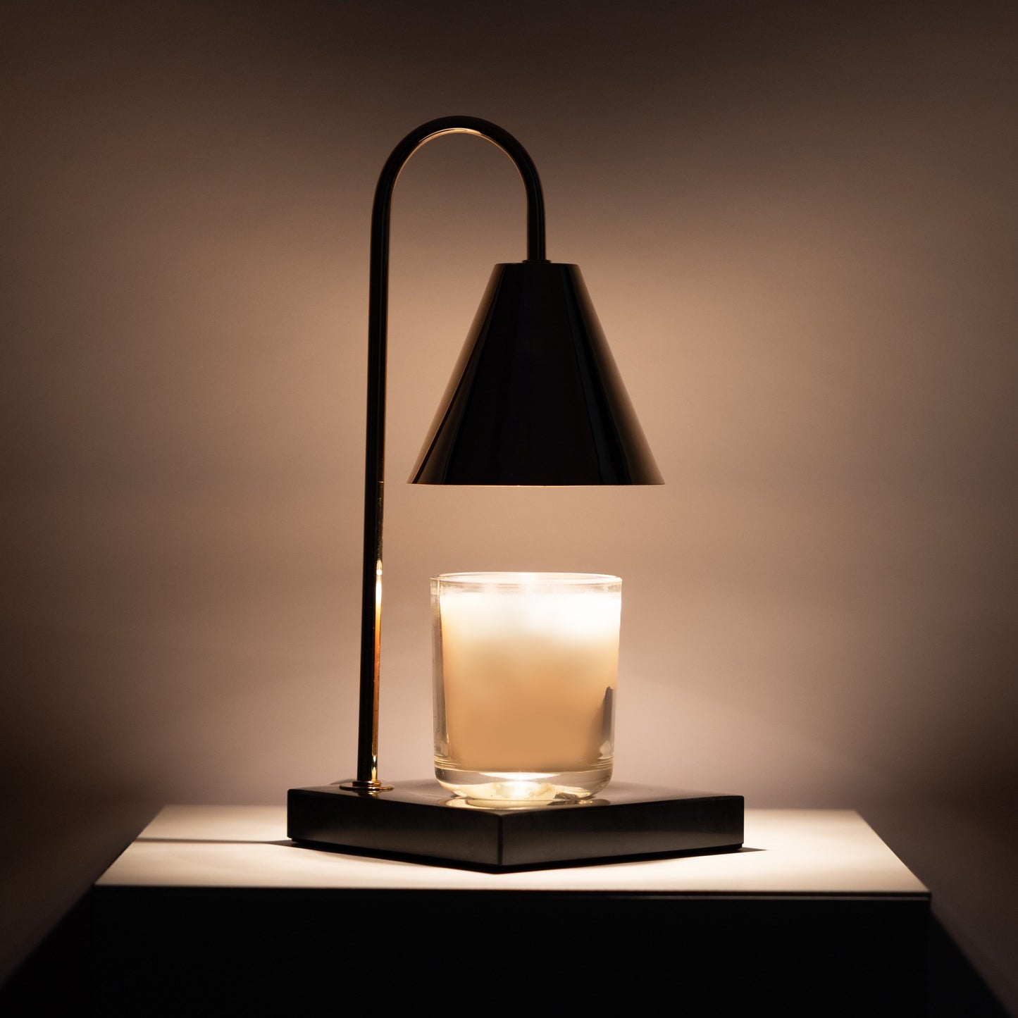 Unique White Candle Warmer with Dimmer | Electric Warmer Lamp for Cozy Candlelight Ambiance