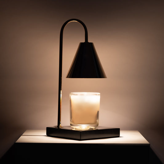 Unique White Candle Warmer with Dimmer | Electric Warmer Lamp for Cozy Candlelight Ambiance