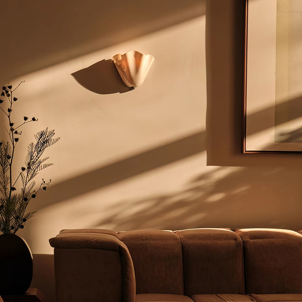 Petalia Wall Light | Soft Curves, Translucent Finish & Ambient Glow for Hallways, Bedrooms & Living Rooms