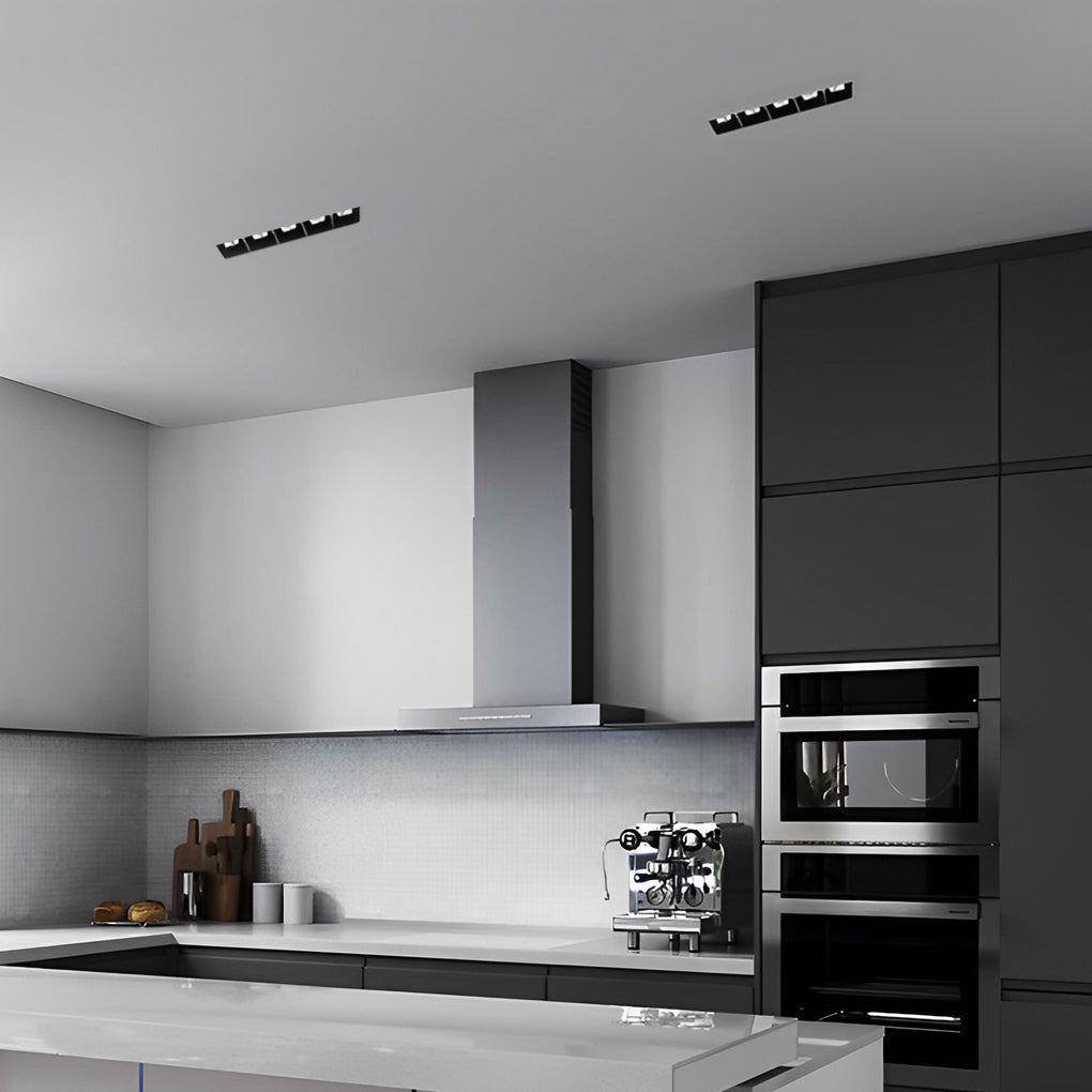 Linear Trimless Recessed LED Downlight - Magnetic COB Spotlight for Modern Home Lighting Solutions