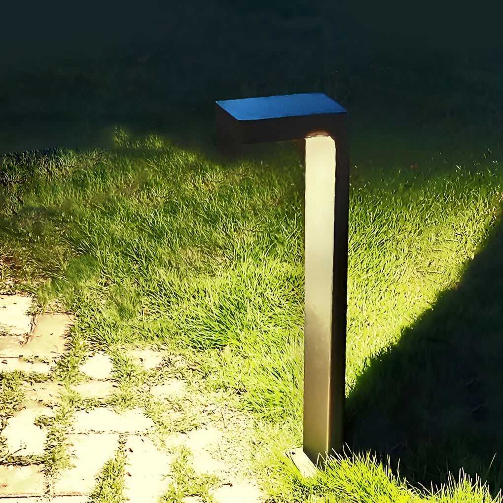 LED Solar Pathway Lights with Dusk-to-Dawn Sensor - Modern Outdoor Landscape Lighting for Gardens & Walkways