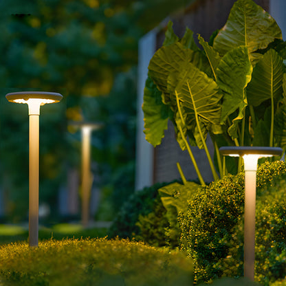 Backyard Solar Lights: Modern Dual Motion Sensor Lamp Post Glass Solar Outdoor Lights for Driveway and Garden