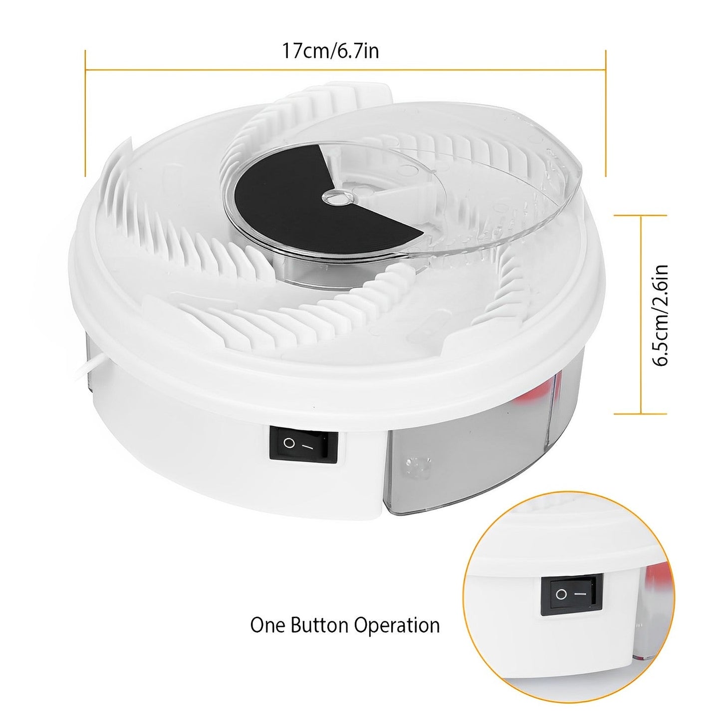 Electric Silent Fly Trap | Automatic Pest Catcher for Quiet Indoor Insect Control