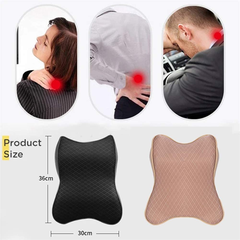 Neck Rest Cushion for Car Seats | 3D Memory Foam Pillow for Neck Pain Relief