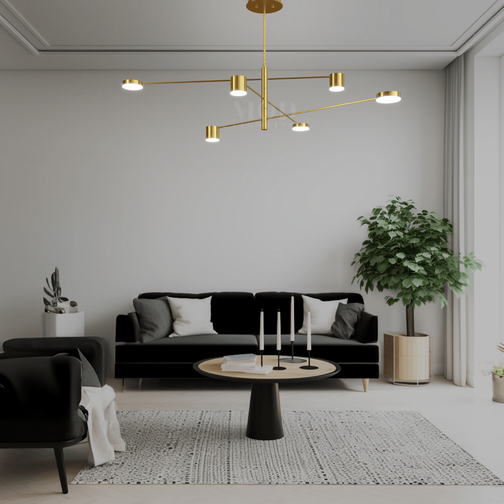 Nordic Lynx Lighting Fixture – Elegant Living Room Lamp with Warm, Even Light and Stylish Design