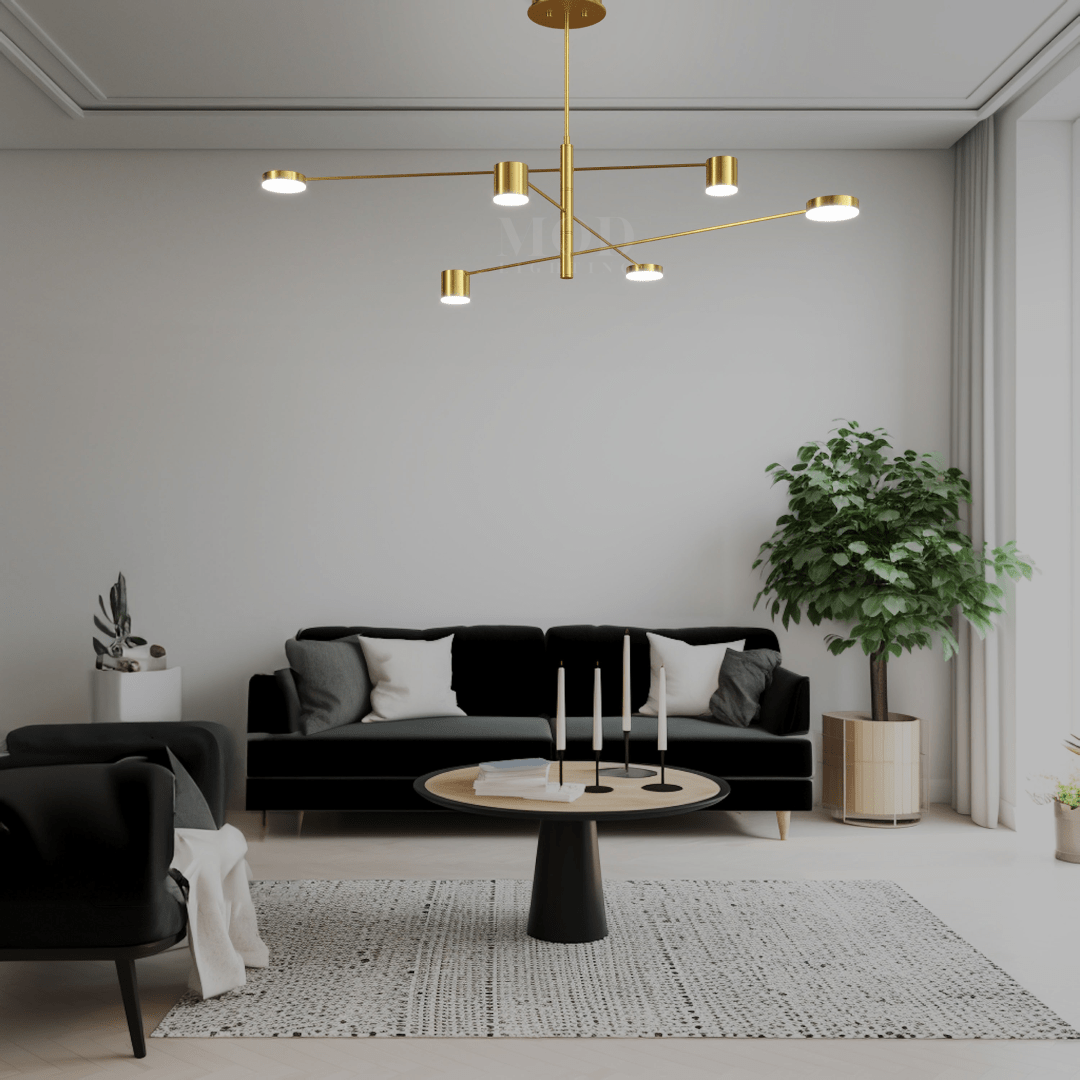 Nordic Lynx Lighting Fixture – Elegant Living Room Lamp with Warm, Even Light and Stylish Design