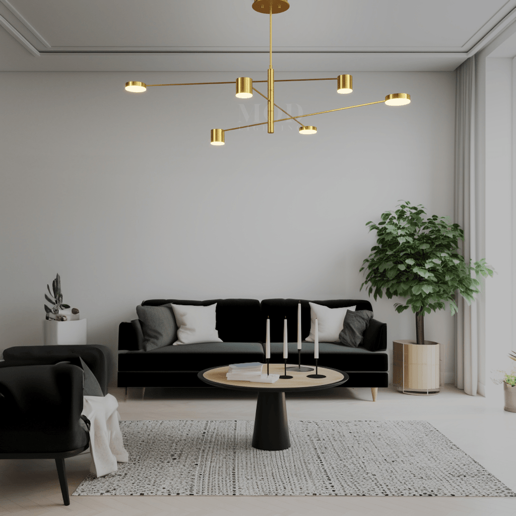 Nordic Lynx Lighting Fixture – Elegant Living Room Lamp with Warm, Even Light and Stylish Design