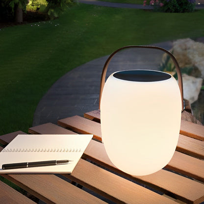 Solar Powered Portable Outdoor Table Lantern: High-End Waterproof Patio Light for Dining, Balcony & Garden | Cordless & Rechargeable | Outdoor Patio Lights