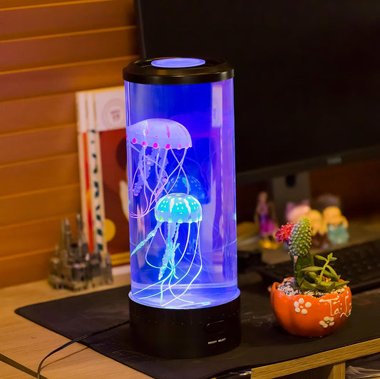 LED Jellyfish Aquarium Lamp with Color Changing Lights for Home Decor & Relaxation