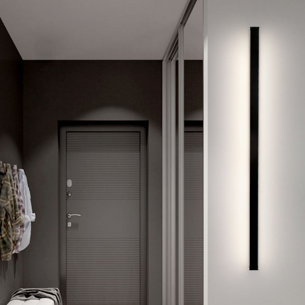 Linear Minimalist Wall Lamp - Modern LED Sconce Fixture for Living Room & Hallway Lighting