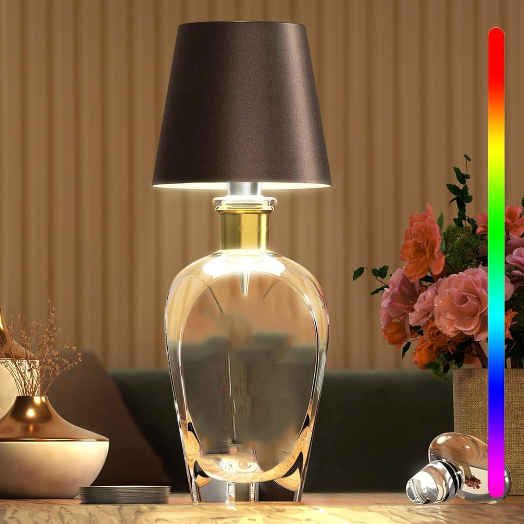 Bottle Lamp – Portable Rechargeable Touch Control LED Light with Adjustable Brightness & 3 Color Temperatures