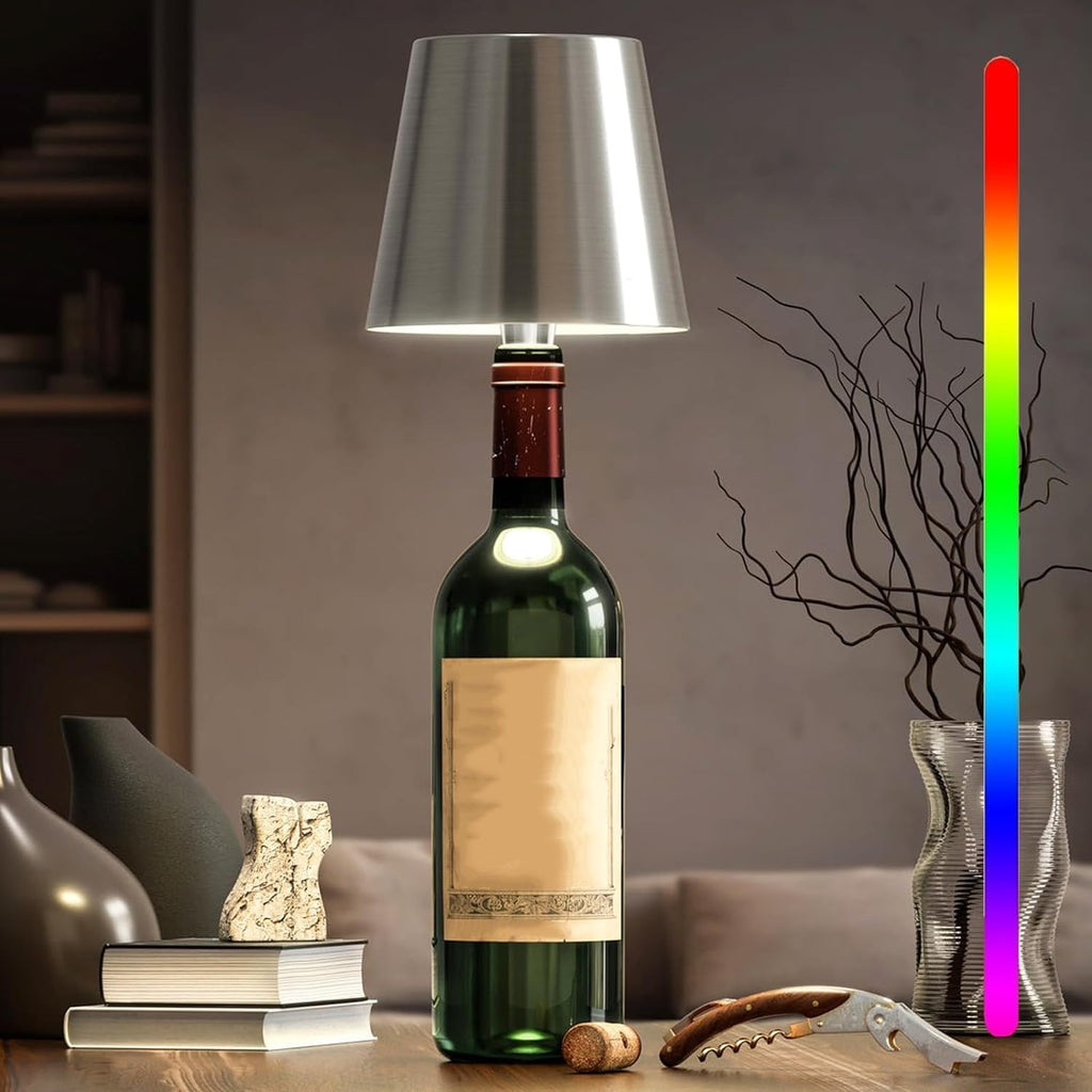 Bottle Lamp – Portable Rechargeable Touch Control LED Light with Adjustable Brightness & 3 Color Temperatures