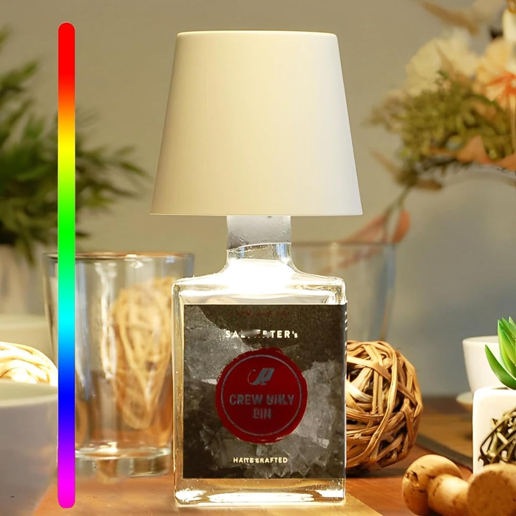 Bottle Lamp – Portable Rechargeable Touch Control LED Light with Adjustable Brightness & 3 Color Temperatures