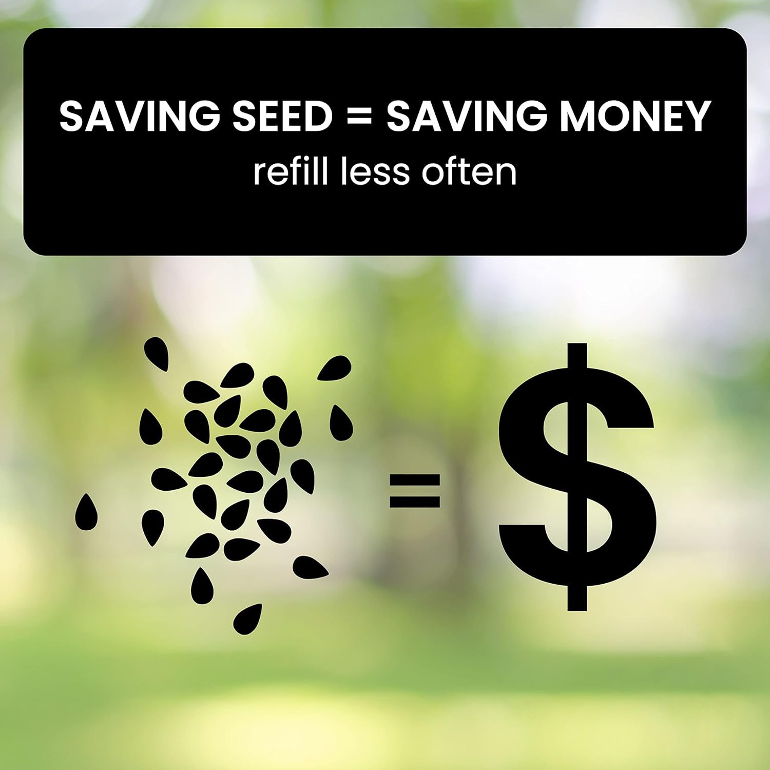 Squirrel-Proof Bird Feeder: spinning with 5 lb seed capacity for wild bird