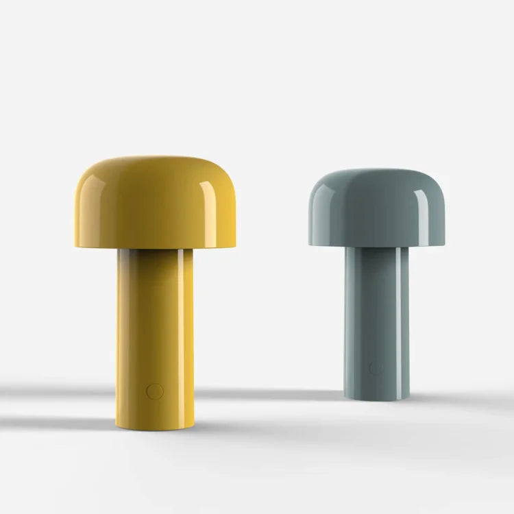 Rechargeable Mushroom Table Lamp - Modern LED Design for Home Office & Nightstand Use