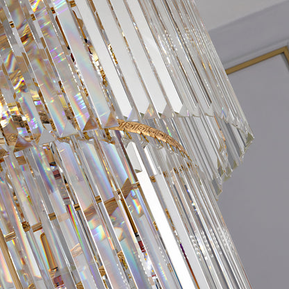 Extra Large Crystal Chandelier for High Ceilings: 5 Ft Luxurious Hanging Lights for Living Room