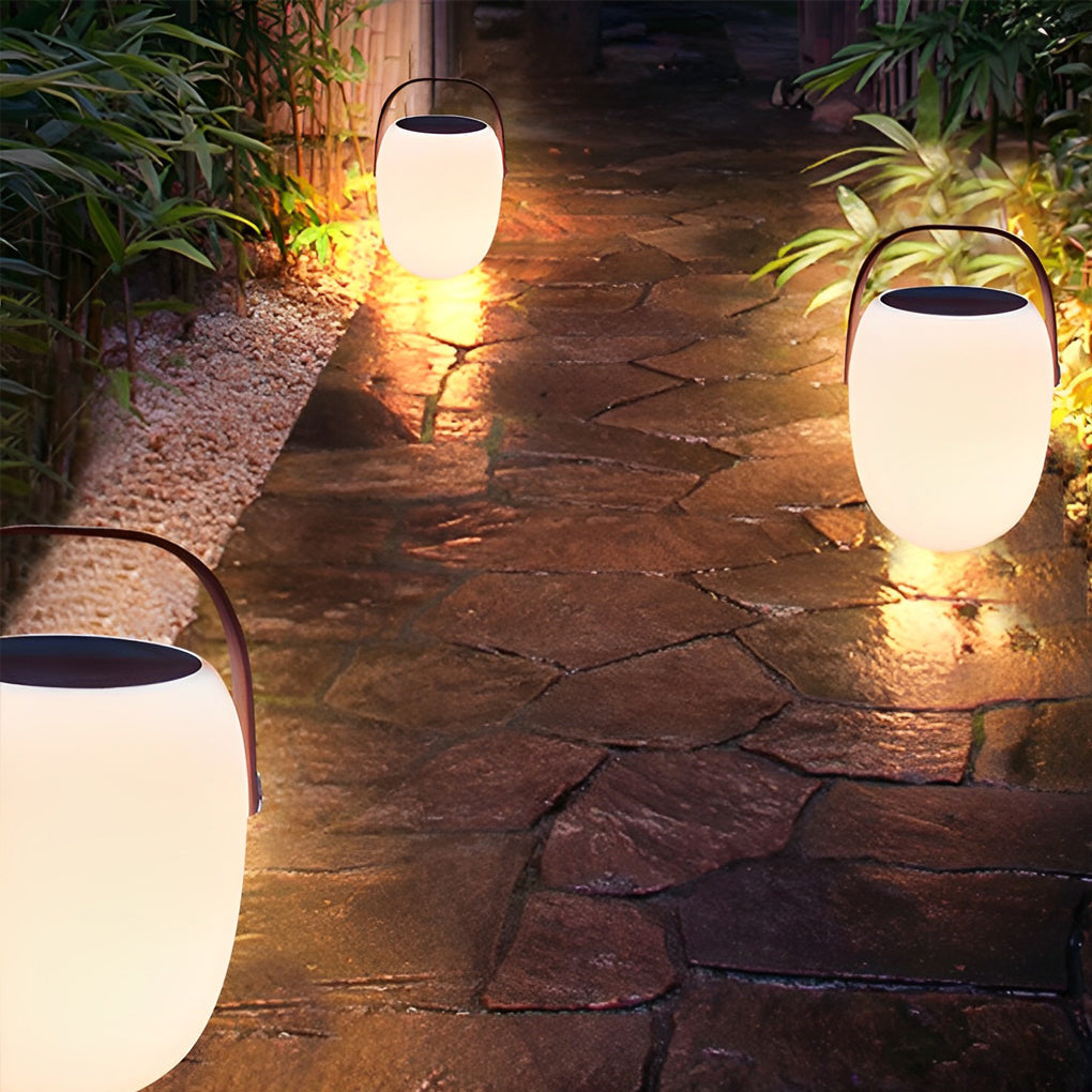 Solar Powered Portable Outdoor Table Lantern: High-End Waterproof Patio Light for Dining, Balcony & Garden | Cordless & Rechargeable | Outdoor Patio Lights