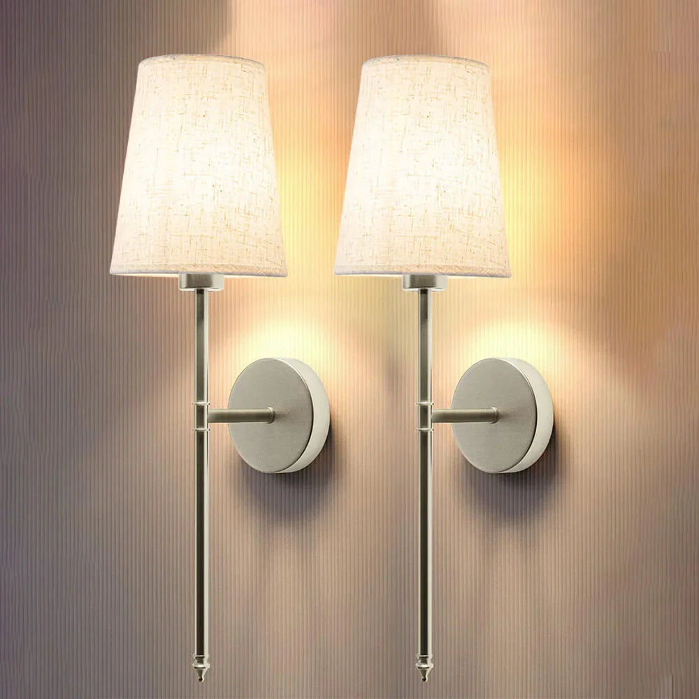 Battery Powered Wireless Wall Sconce Lighting - LED Indoor Lamps with USB and Remote, Ideal for Bedrooms or Hallways Bronze & Black Battery Operated Wall Sconces (SET OF 2 + 2 BULBS FREE)