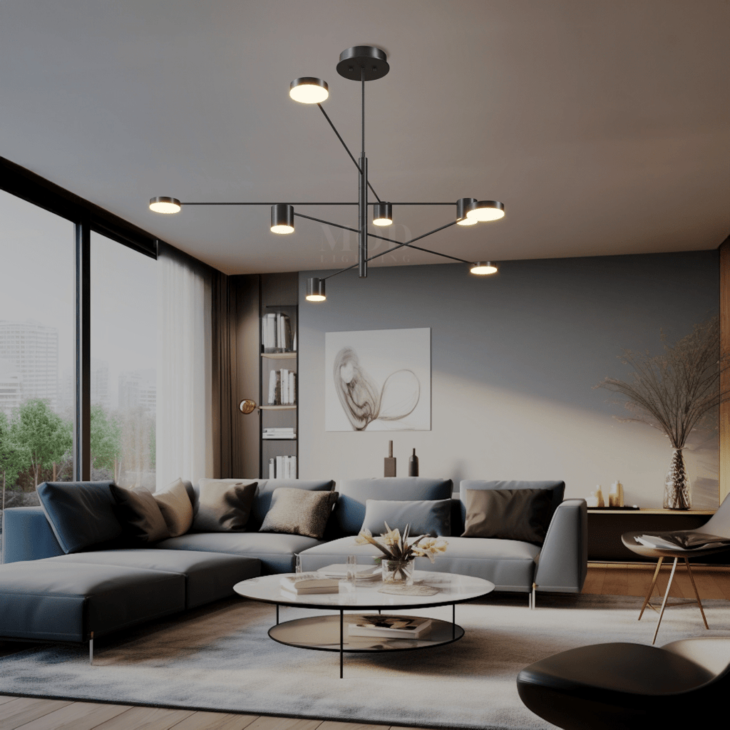 Nordic Lynx Lighting Fixture – Elegant Living Room Lamp with Warm, Even Light and Stylish Design