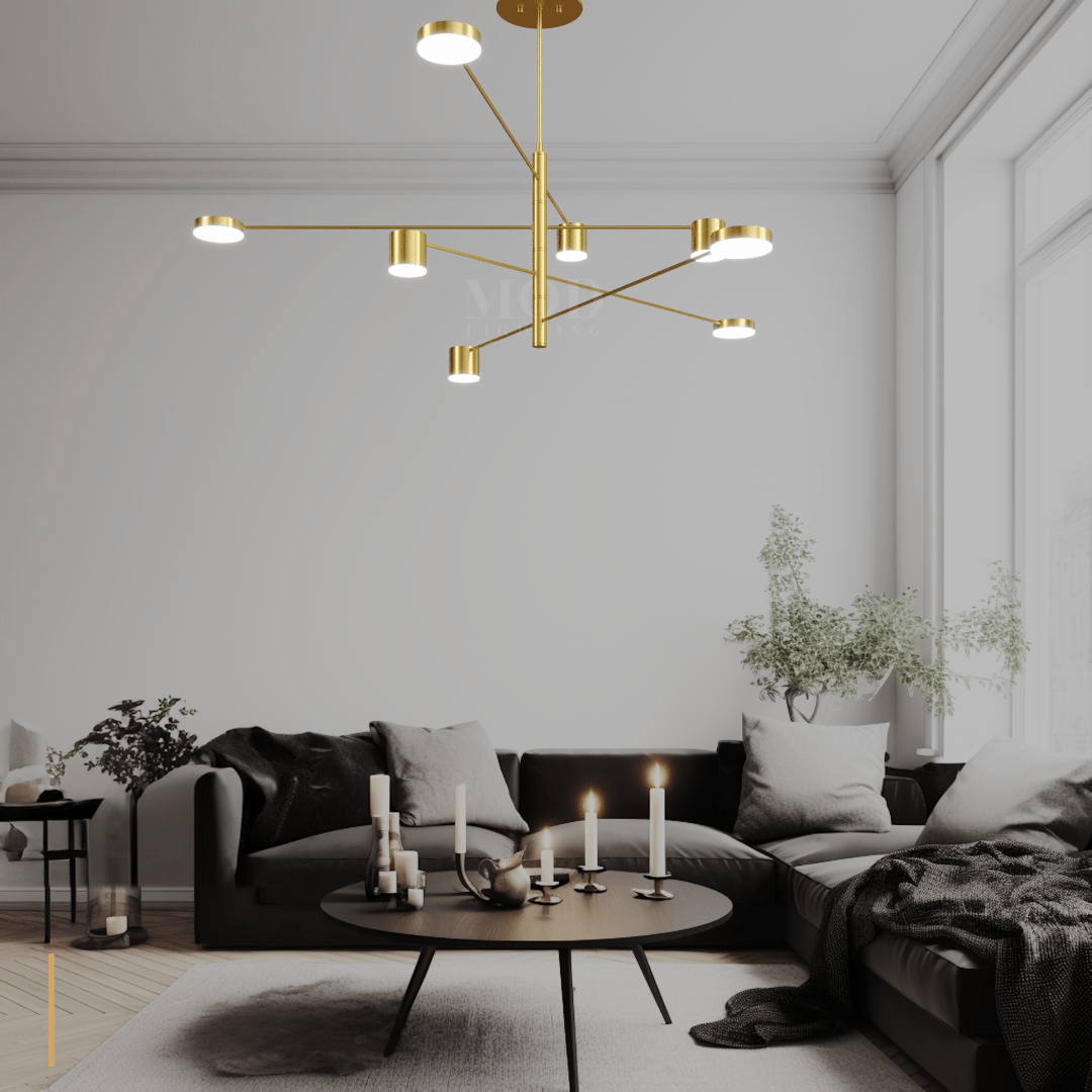 Nordic Lynx Lighting Fixture – Elegant Living Room Lamp with Warm, Even Light and Stylish Design