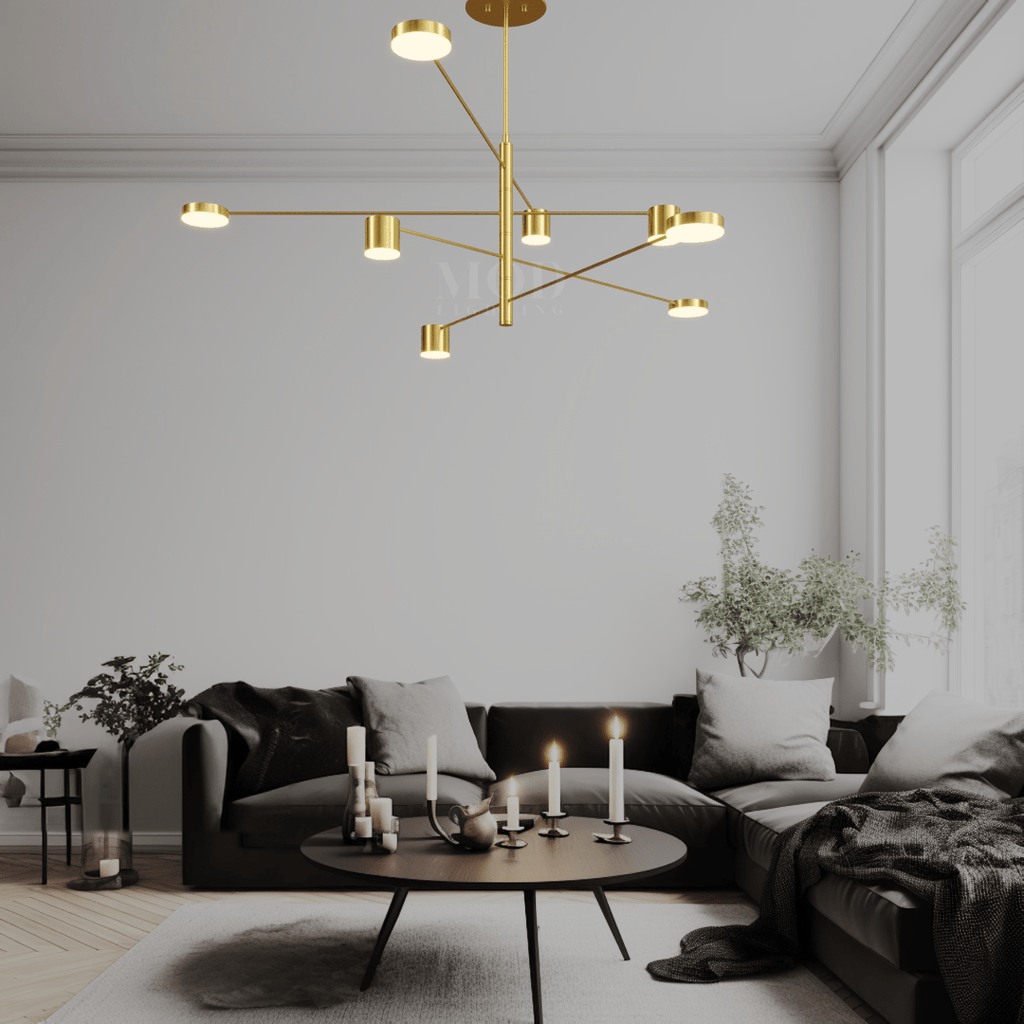 Nordic Lynx Lighting Fixture – Elegant Living Room Lamp with Warm, Even Light and Stylish Design
