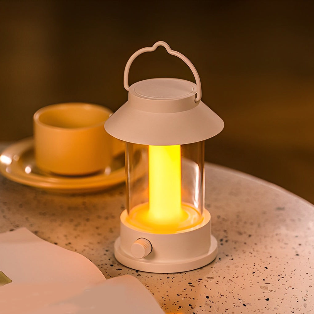 Portable Waterproof Dimmable LED Lantern - USB Rechargeable Outdoor Light for Camping & Emergency Use