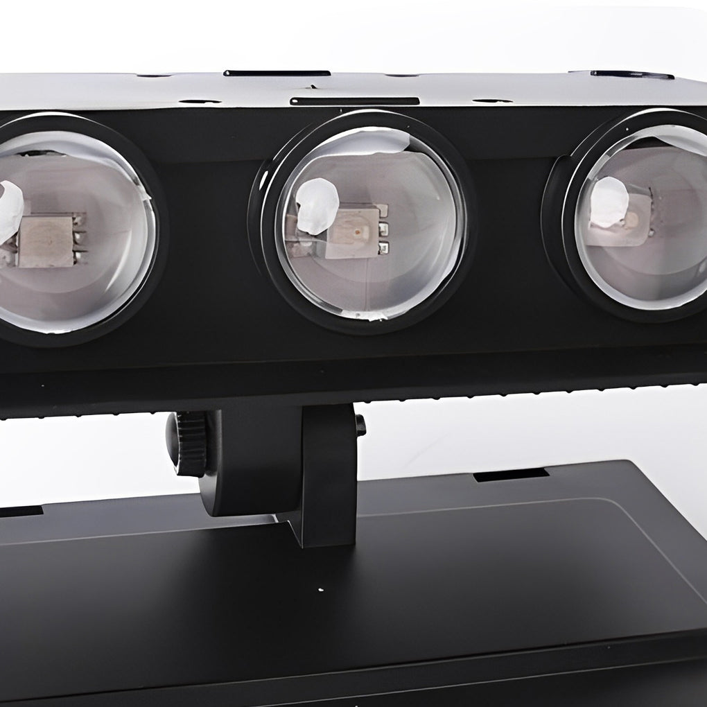 LED Waterproof Up and Down Wall Light - Modern Rectangular Solar Lamp for Outdoor Garden & Patio Lighting