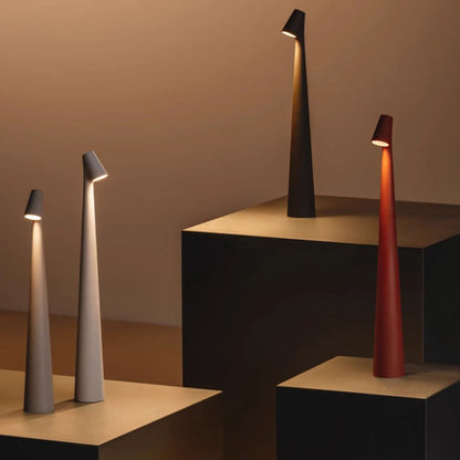 Wick Lamp - Electric Candle Table Lamp: Chic and Stylish Portable LED Candle Light Solution