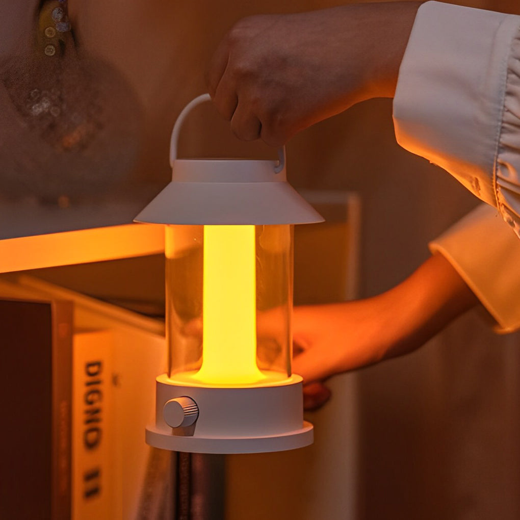 Portable Waterproof Dimmable LED Lantern - USB Rechargeable Outdoor Light for Camping & Emergency Use