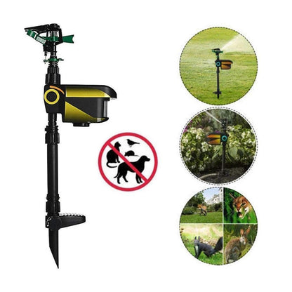 Deer Deterrents: Deer Sprinkler Solar Powered Motion Activated - Get Rid Of Deer Now!