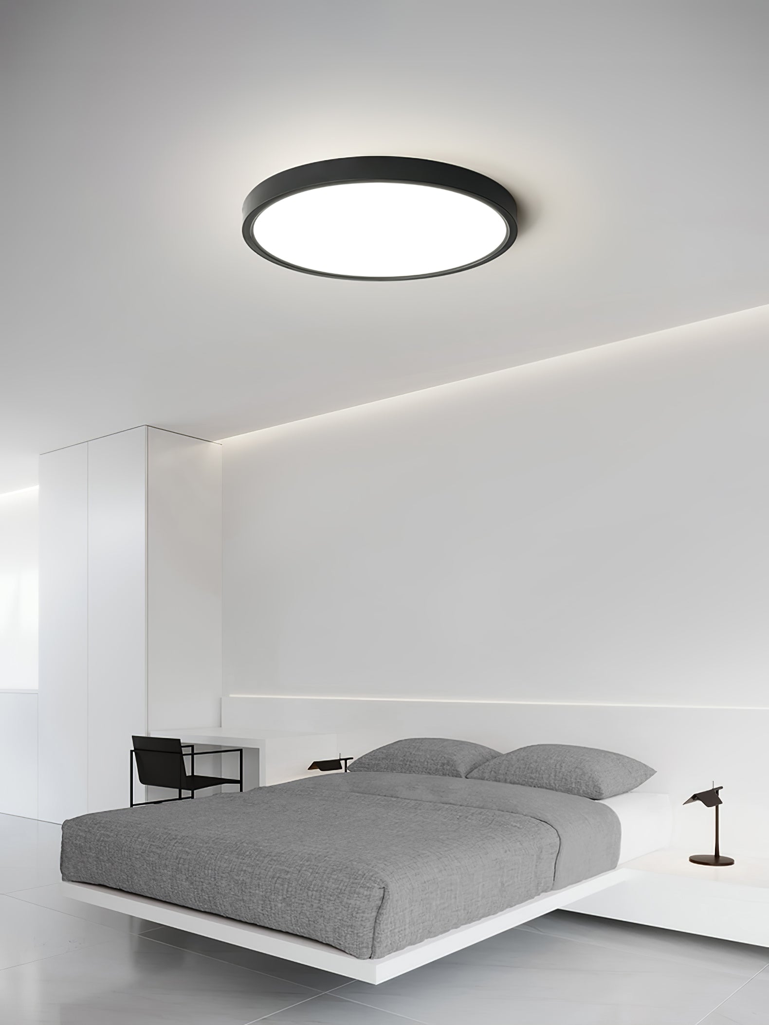 Acrylic Round Ceiling Light | Thinnest Design, Soft LED Illumination & Ideal for Low Ceilings in Indoor Spaces