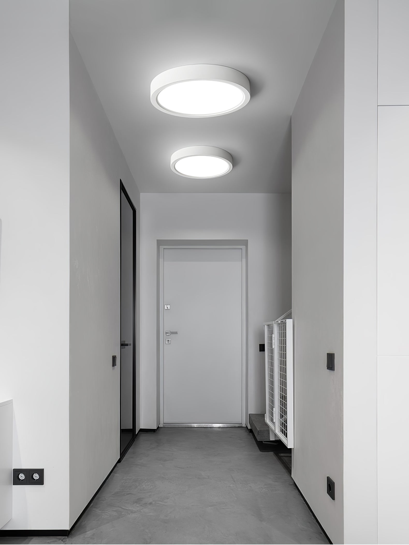 Acrylic Round Ceiling Light | Thinnest Design, Soft LED Illumination & Ideal for Low Ceilings in Indoor Spaces