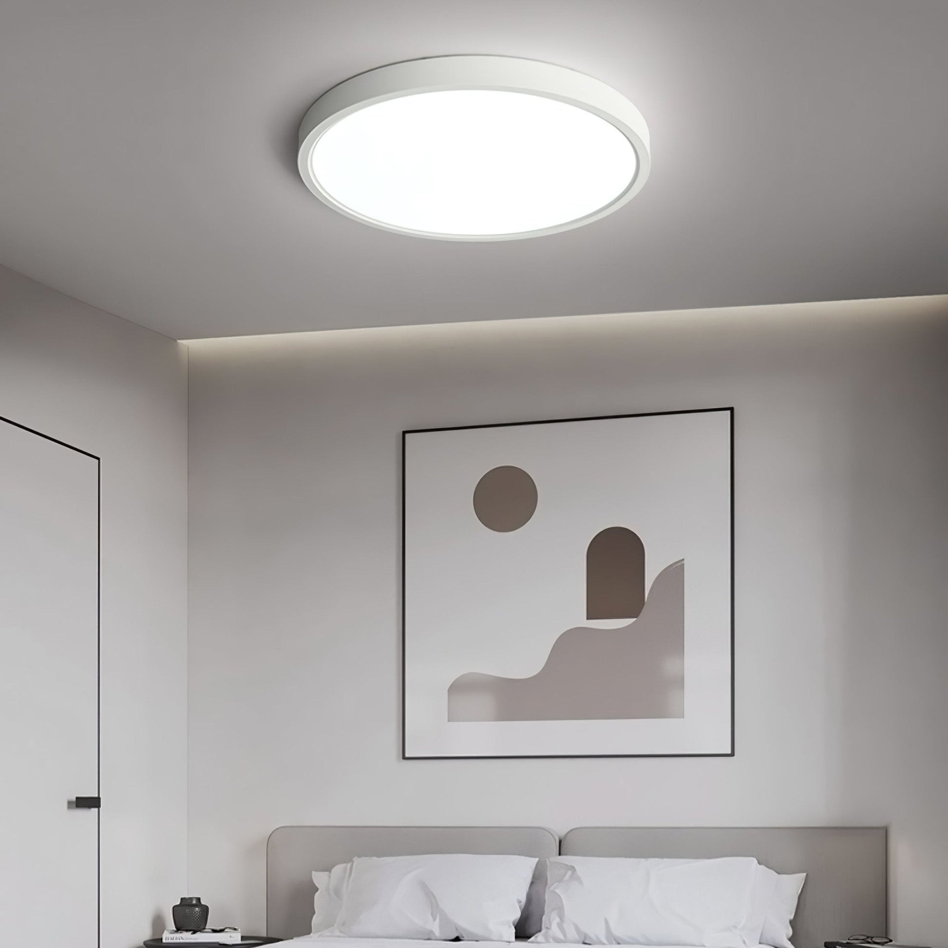 Acrylic Round Ceiling Light | Thinnest Design, Soft LED Illumination & Ideal for Low Ceilings in Indoor Spaces
