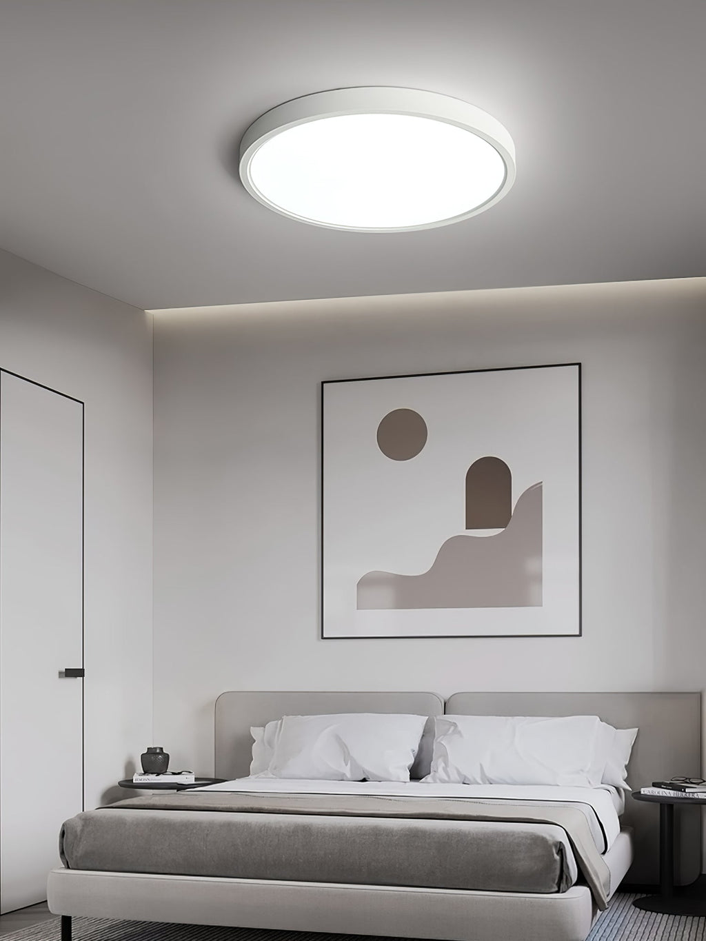 Acrylic Round Ceiling Light | Thinnest Design, Soft LED Illumination & Ideal for Low Ceilings in Indoor Spaces