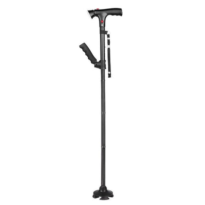 Adjustable Multi-Functional Walking Cane | Lightweight, Foldable, and LED with Anti-Slip Grip