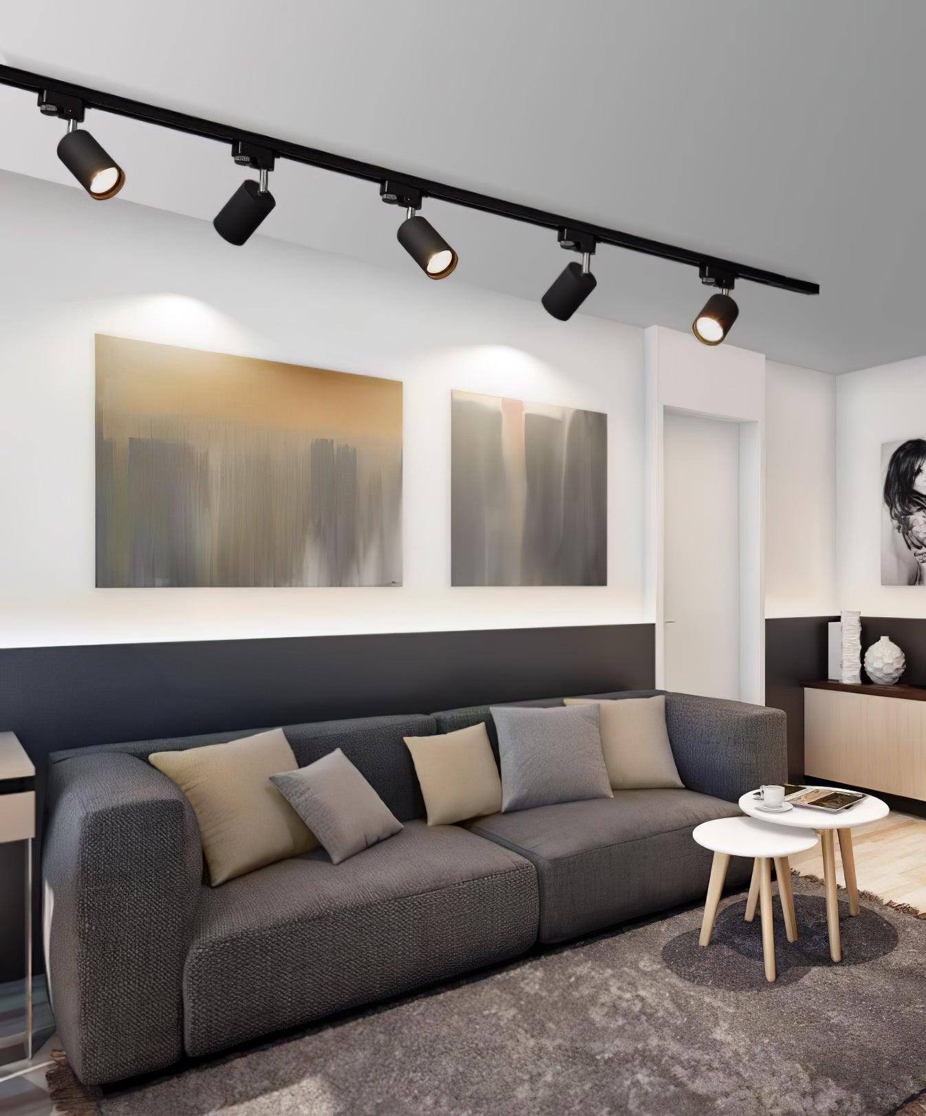 Adjustable Spotlight Track Ceiling Light | 325-Degree Rotatable, LED & Ideal for Art, Kitchen, or Office Task Lighting