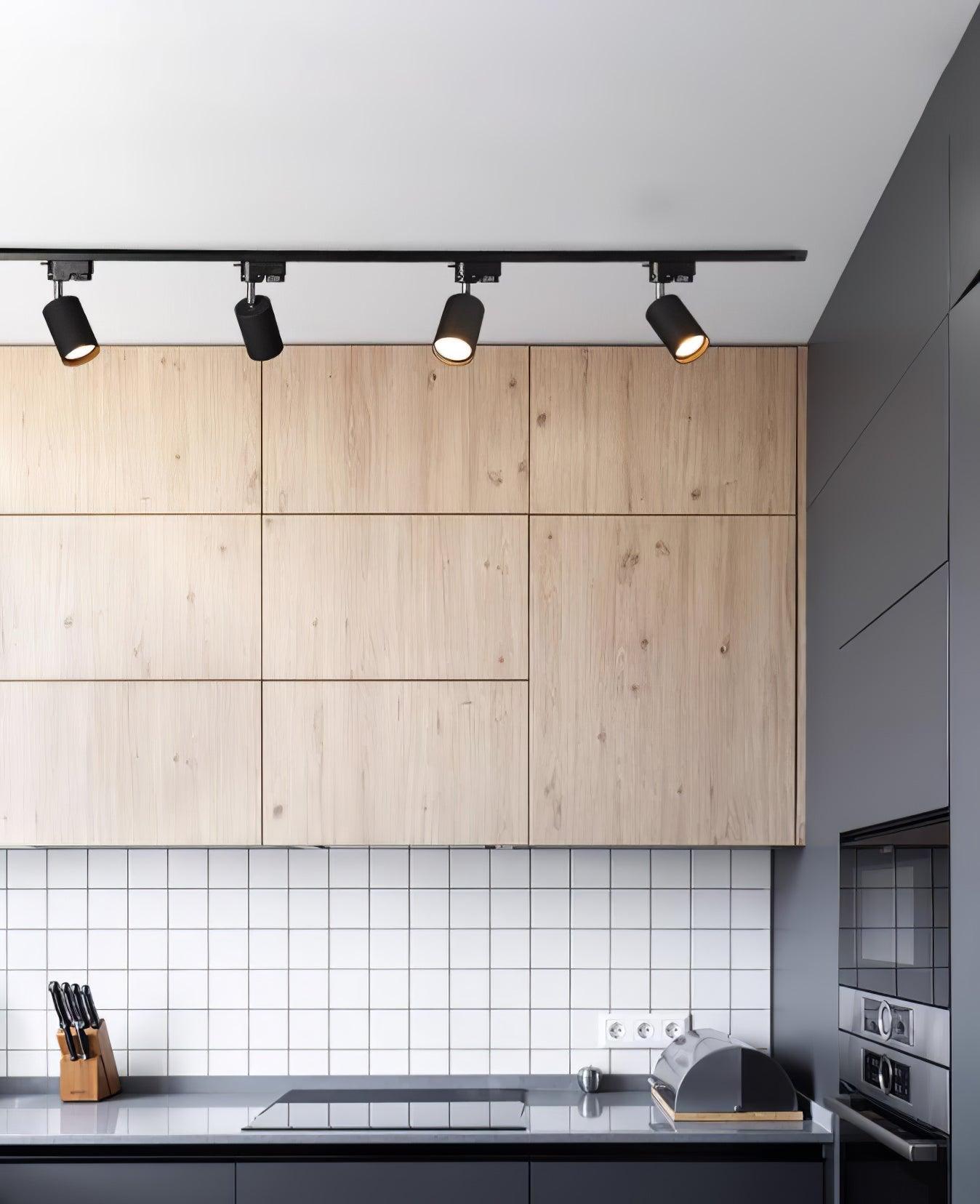 Adjustable Spotlight Track Ceiling Light | 325-Degree Rotatable, LED & Ideal for Art, Kitchen, or Office Task Lighting