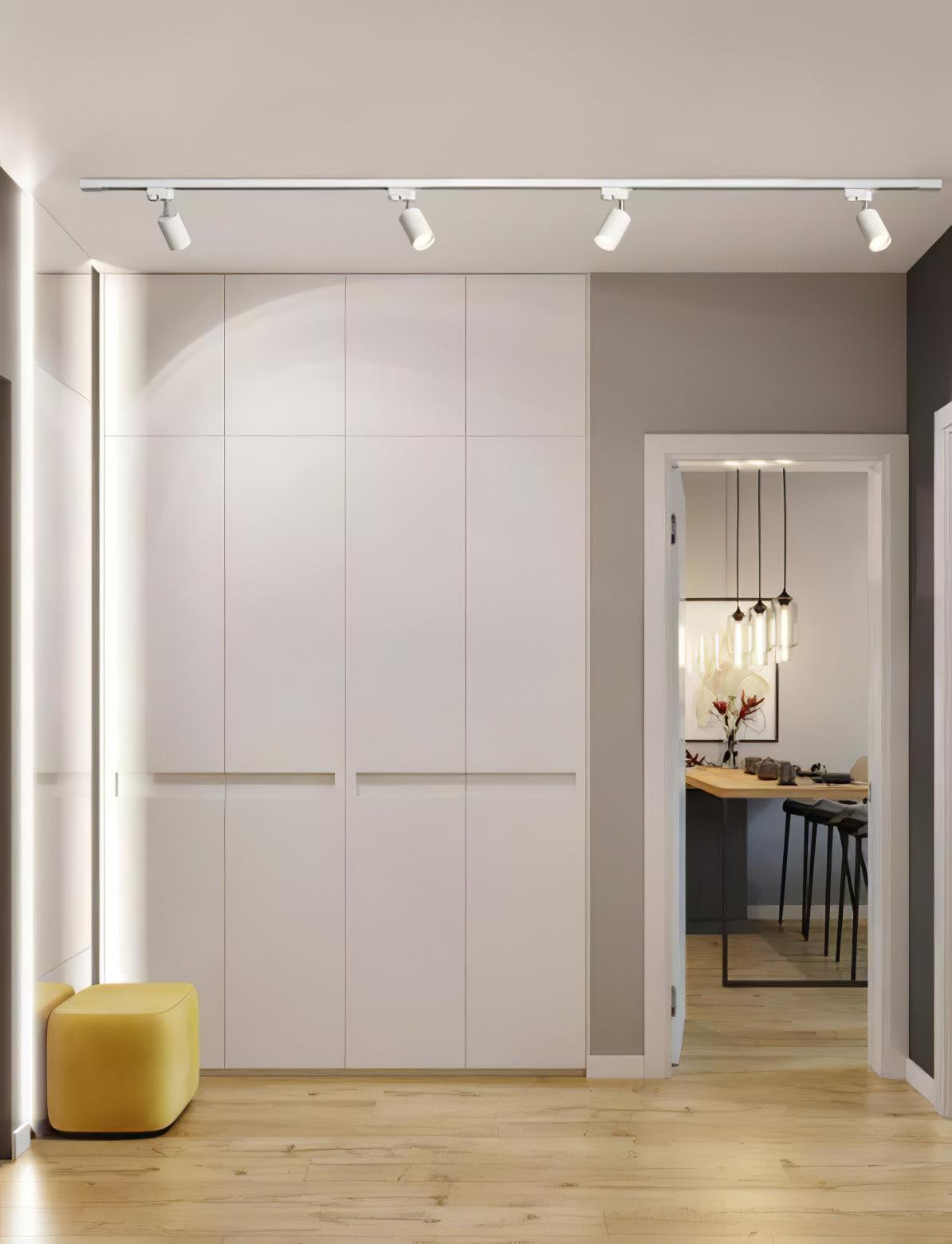 Adjustable Spotlight Track Ceiling Light | 325-Degree Rotatable, LED & Ideal for Art, Kitchen, or Office Task Lighting