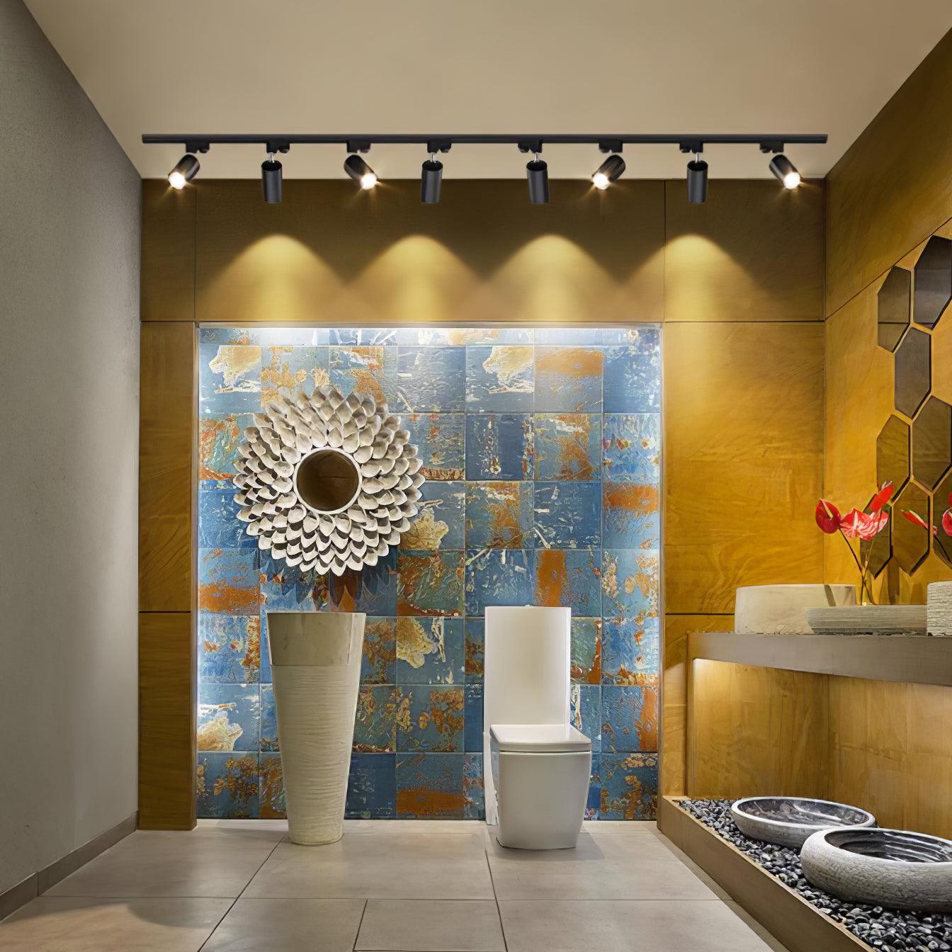 Adjustable Spotlight Track Ceiling Light | 325-Degree Rotatable, LED & Ideal for Art, Kitchen, or Office Task Lighting